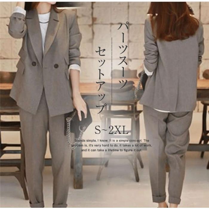 「MILAN」【送.料.無.料】【高.品.質 人気商品！】【急速出荷】2025初春新品 レディース スーツセット 二点セット 卒業式 ママ スーツ セットアップ 通勤 入学式 メガ割 2