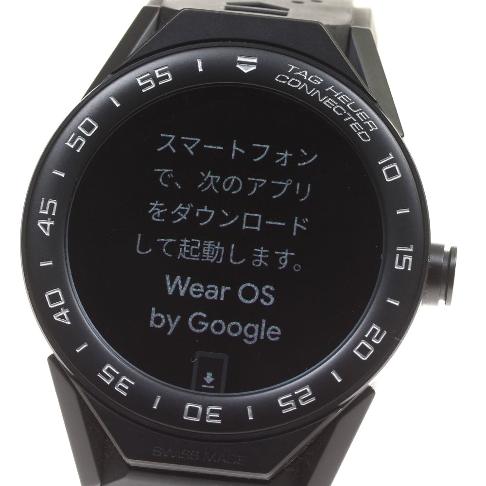 タグホイヤー TAG HEUER SBF8A8013 コネクテッド モジュラー クォーツ メンズ 良品 箱保証書付き_816949【中古】 131,100円