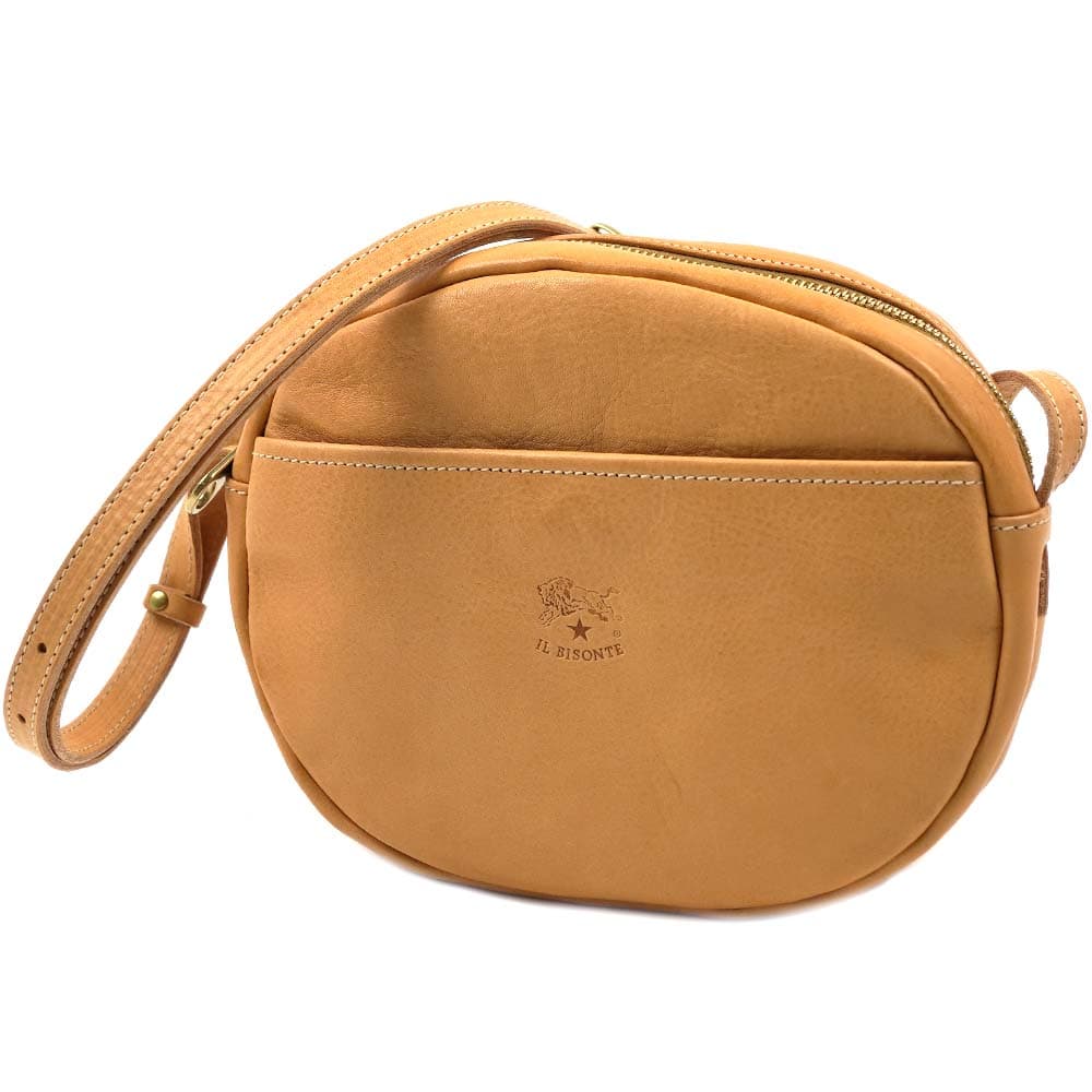 イルビゾンテ ショルダーバッグ IL BISONTE レディース ナチュラル(ヌメ) ベージュ NATURALE レザー 本革 斜めがけ BCR297-PV0001-NA130B 14,454円