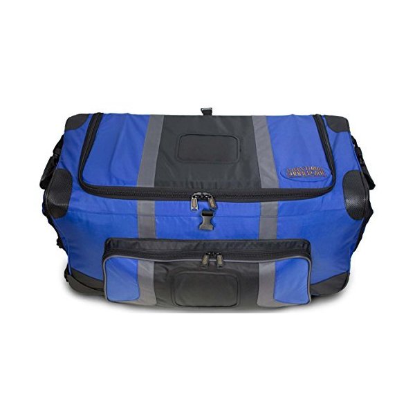 旅行バッグ Pop Up Soft Trunk for Camp Rolling Travel Duffle Bag #CN-PUST3 30 x 14.5 x 15.5 Inches (Blue)