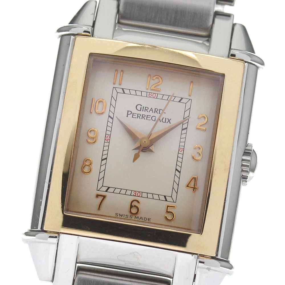 ジラールペルゴ GIRARD PERREGAUX 2590 ヴィンテージ YGベゼル 手巻き レディース _830465【中古】