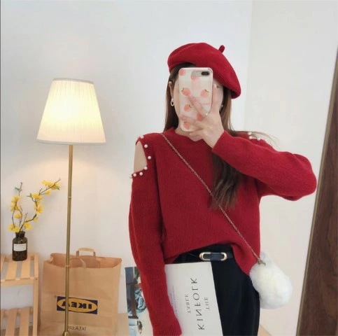 ニットトップス オフショルダー セーター大きいサイズ レディース 平干し ニット ニットセーター vネック カーディガン knit sweater