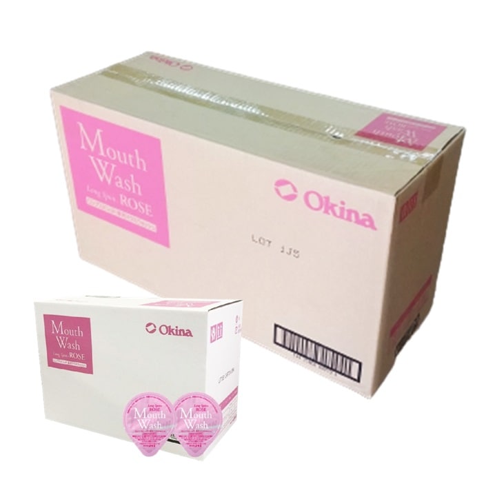 薬用マウスウオッシュ ロングスピン ロゼ ROSE 1000個セット　使い切りタイプ　医薬部外品 オキナ