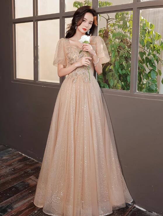 ドレス 大人 お呼ばれ 半袖 花柄 ロングドレス キラキラ 編み上げ フォーマル エレガント レディース ママ パーティードレス コンクール イブニングドレス 結婚式 演奏会ドレス ロング ピアノ 発