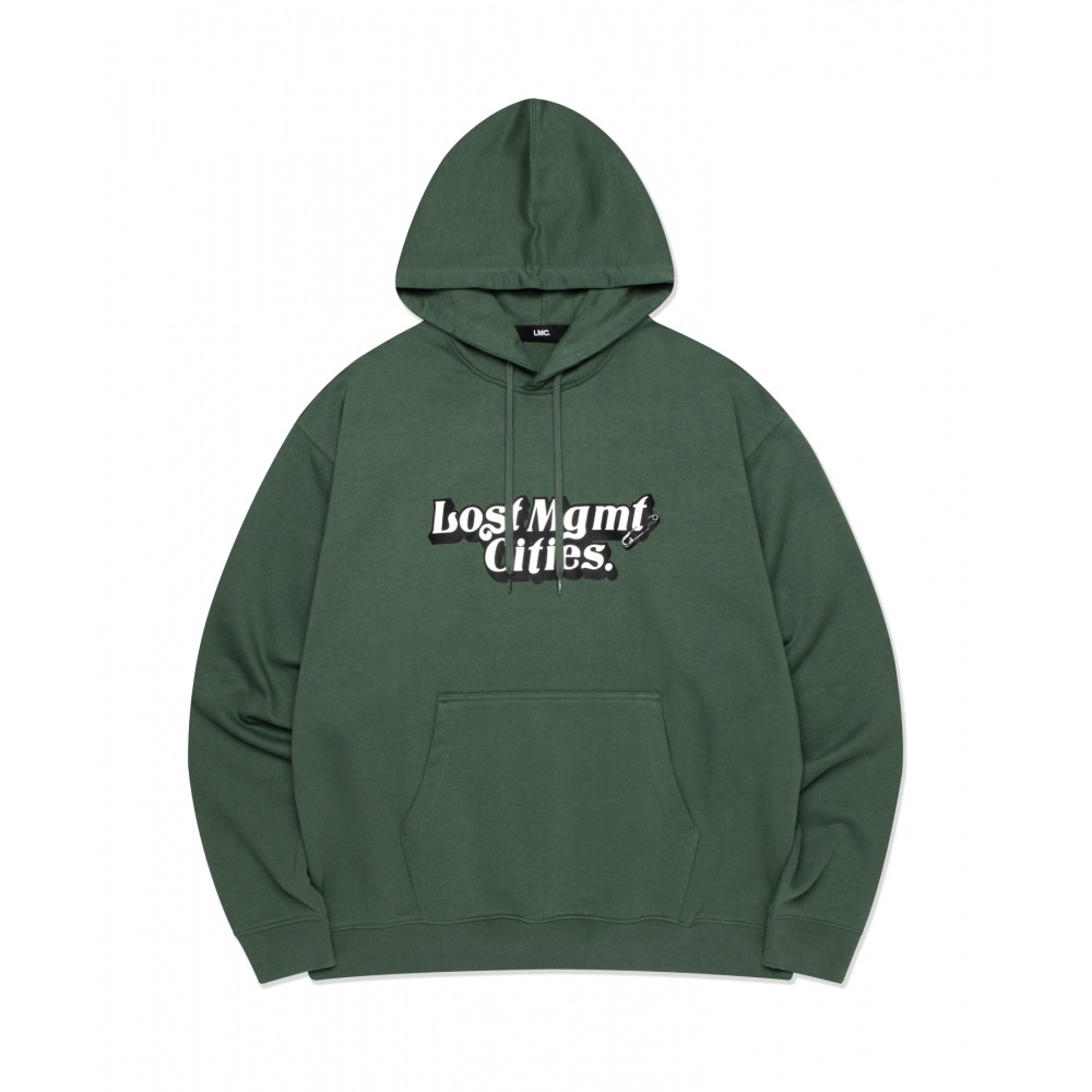 LMC SKOOL PIN HOODIE ダークグリーン