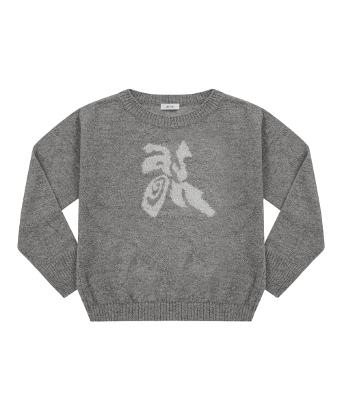 【AS"ON】 MAZE KNIT / GRAY 正規品