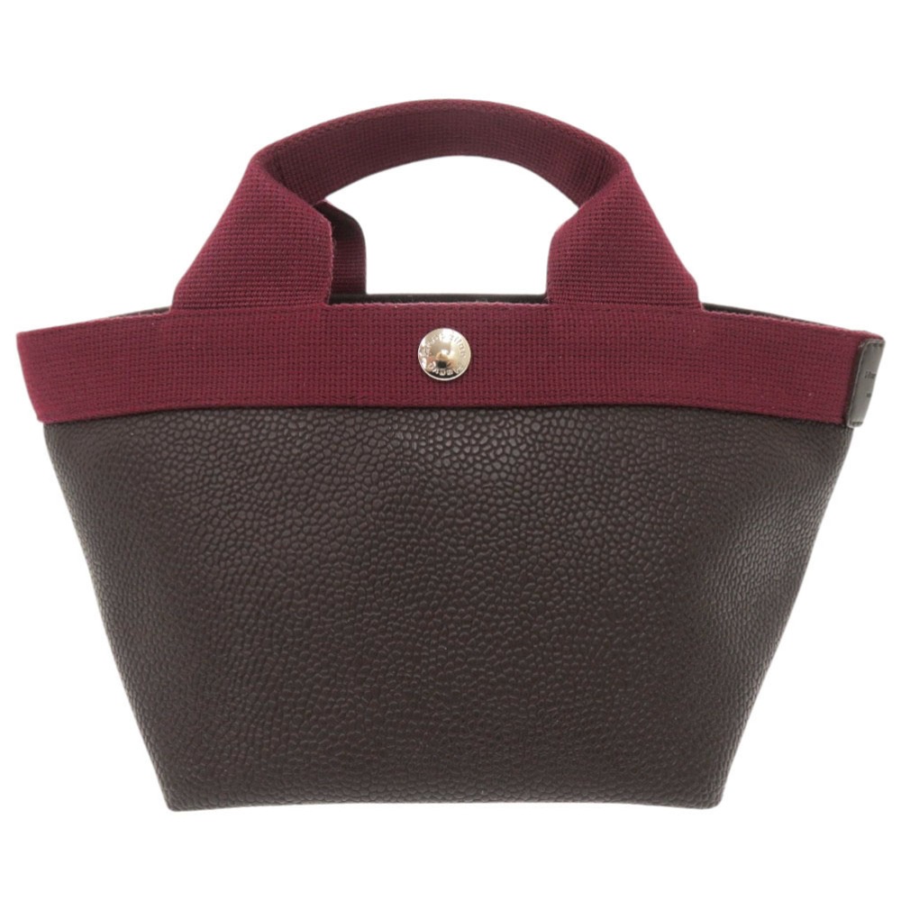 美品 リュクス舟型トートS 701GP ハンドバッグ コーティングキャンバス ブラウン 1561【中古】 レディース