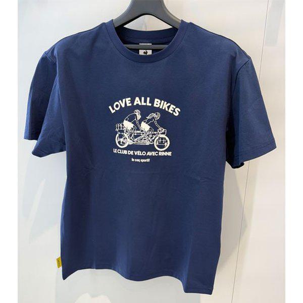 Uncle Rinne ユニルフレッシュグラフィック半袖Tシャツ QR323LRS73 DNV