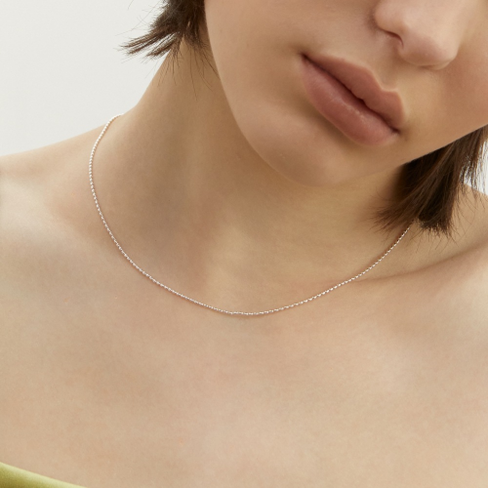 LUNNE シルバー 925 ミニエッグボールネックレス #LSN54 7,964円