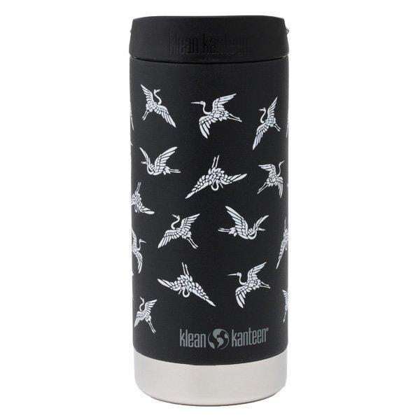 KLEAN KANTEEN TKワイド カフェキャップ 12oz 355ml 鶴 キャンプ 登山 グランピング 野外 水筒