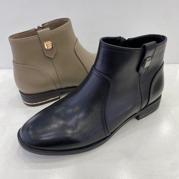 女性用快適ショートアンクルブーツ PFDWSB8634BKBR HSYS3A GN