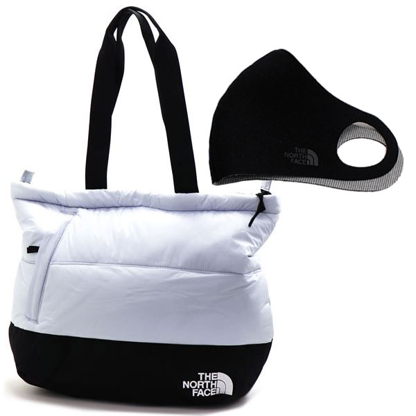 マスクセット トートバッグ レディース メンズ NUPTSE ホワイト×ブラック NF0A81BULPI DSTPRWNK