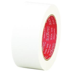 （まとめ） スリオンテック 布粘着テープ No.3390 50mm25m 白 No.3390-50WH 1巻 10セット