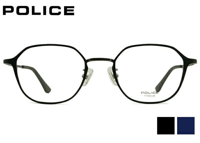 ポリス POLICE vpll56j 2color チタン メンズ レディース 紳士 めがね メガネ 眼鏡 po3