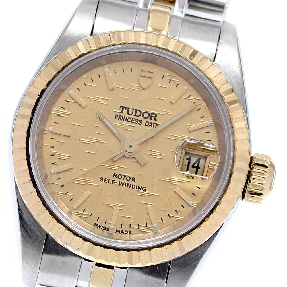 チュードル TUDOR 92413 プリンセス デイト YGコンビ cal.2671 自動巻き レディース _825964【中古】