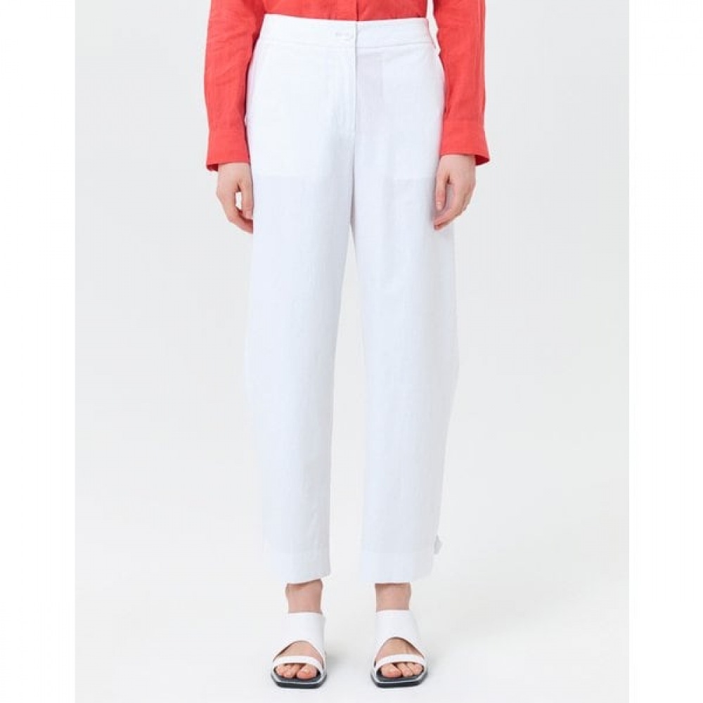 [24SS] ホワイトツーウェイスタイリングバギーフィットチノバンディングパンツHSPA4B201WT