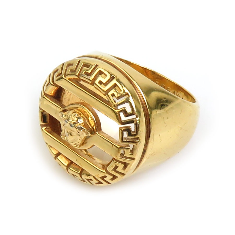 ヴェルサーチ VERSACE リング・指輪 メタル ゴールド ユニセックス 14.5号 h30632g