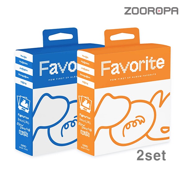 [2종세트] POW 파우 Favorite 1st EP 4,729円