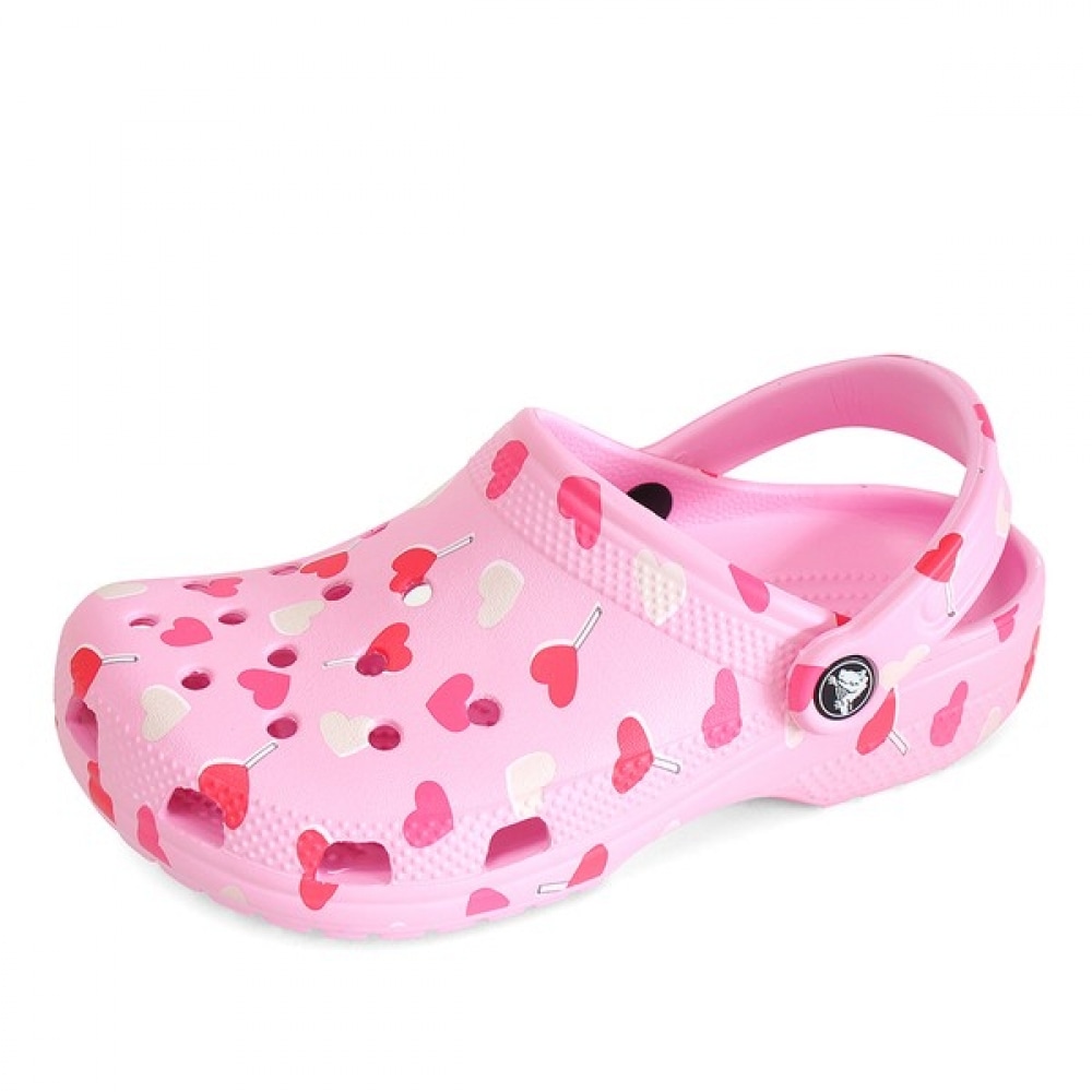 [クロックスシューズ] クロックスクラシックバレンタインデーハートピンク209754-6S0