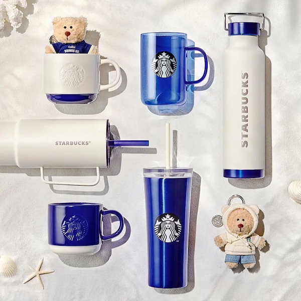 Starbucksタンブラーセット ベアリスタ新品未使用 （Qoo10