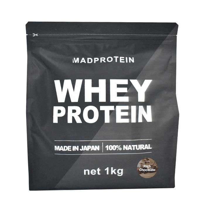 Qoo10] MADPROTEIN : ホエイプロテインWPC100 1kg 選 : 健康食品・サプリ