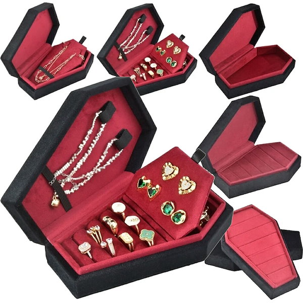 Qoo10] ドラキュラの棺 ジュエリーボックス 1個