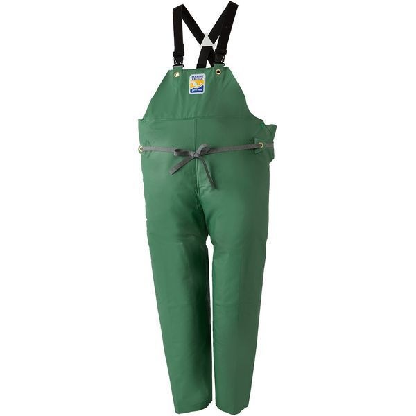 マリンエクセル 胸当て付ズボングリーンS No.12063364