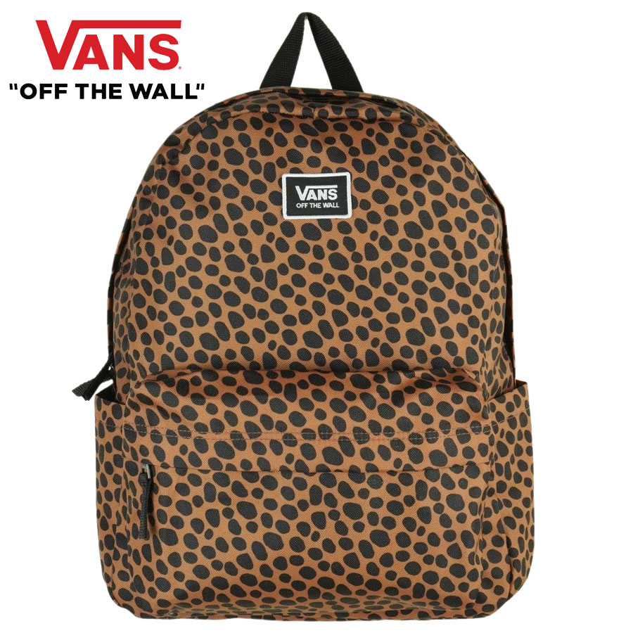 VANS バンズ ヴァンズOLD SKOOL H20 BACK PACKオールドスクールH20バックパックBROWN (ブラウン)男女兼用 リュック アニマル柄