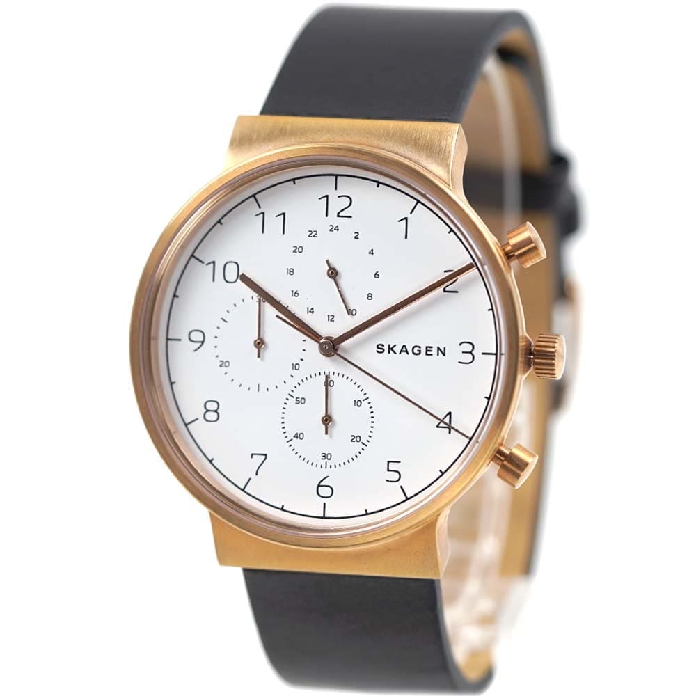 スカーゲン 腕時計 SKAGEN メンズ ANCHER クロノグラフ アンカー SKW6371