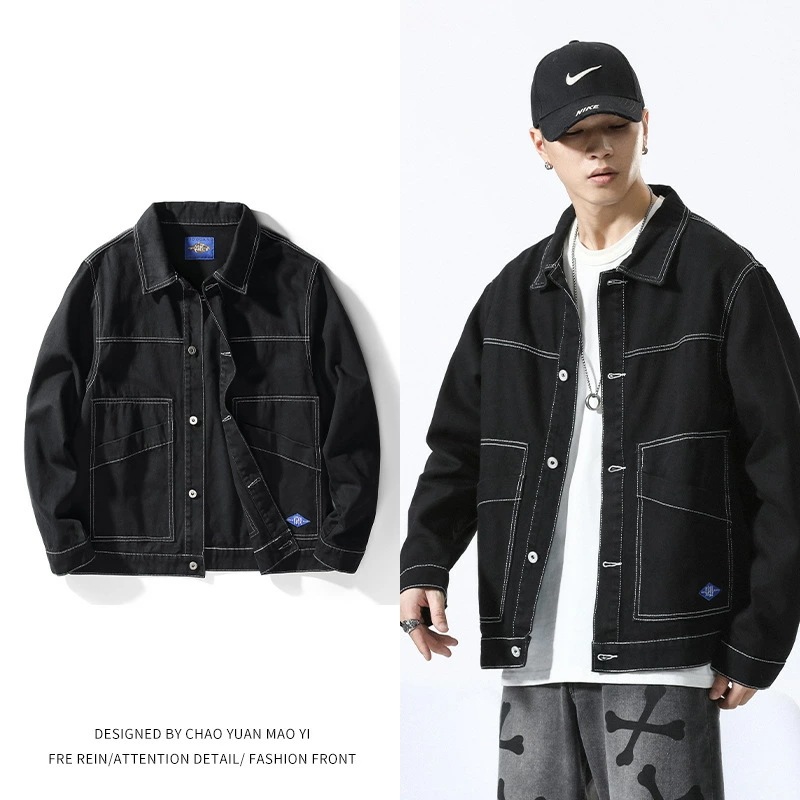 デニムジャケット メンズジャケット デニムコート メンズ メンズコート ライトアウター 男性服 男 デニム かっこいい 秋冬