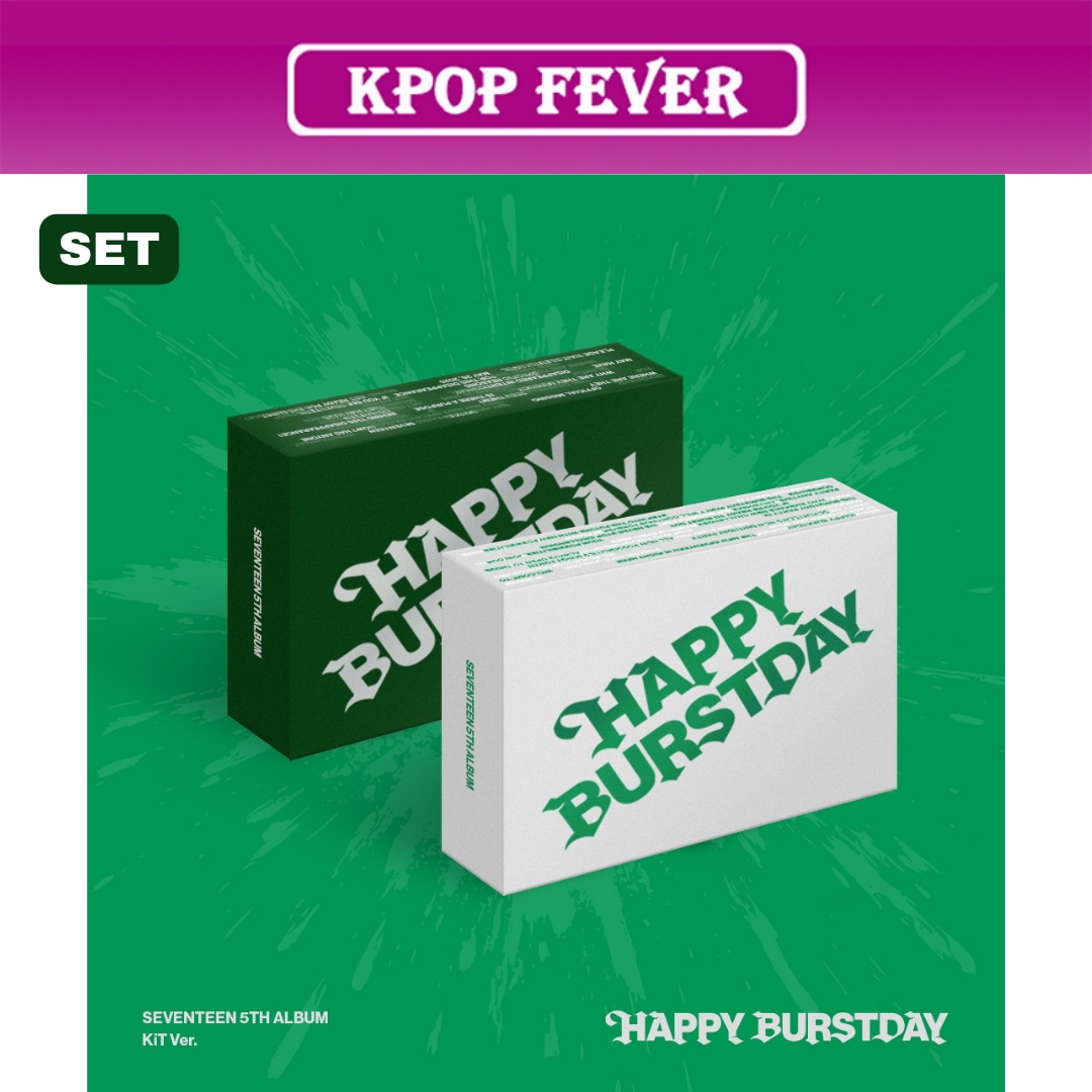 SEVENTEEN HAPPY BURSTDAY (KiT Ver. 2種セット) 5thフルアルバム