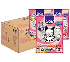 ライオン LION ニオイをとる砂 ニオイをとる紙の猫砂 10L3袋 ケース販売
