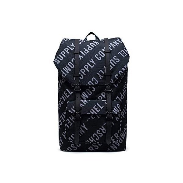 Herschel Supply Co. Little America Roll Call Black/Sharkskin One Size 並行輸入品