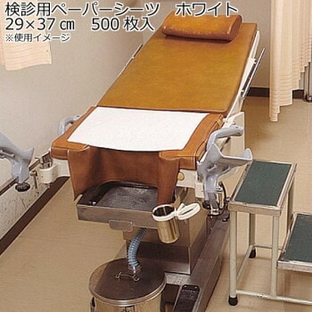 竹虎 ダムロン 29cmx37cm 500枚入 ホワイト 検診台シーツ 054380