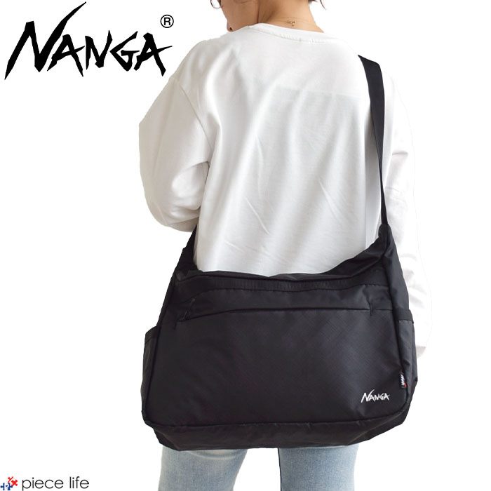 【2025秋冬新作】 ショルダーバッグ メンズ レディース 鞄 エコパック UR ショルダーバッグ 約13L 軽量 撥水 耐久性 ブラック 黒 N2502-3N303Z