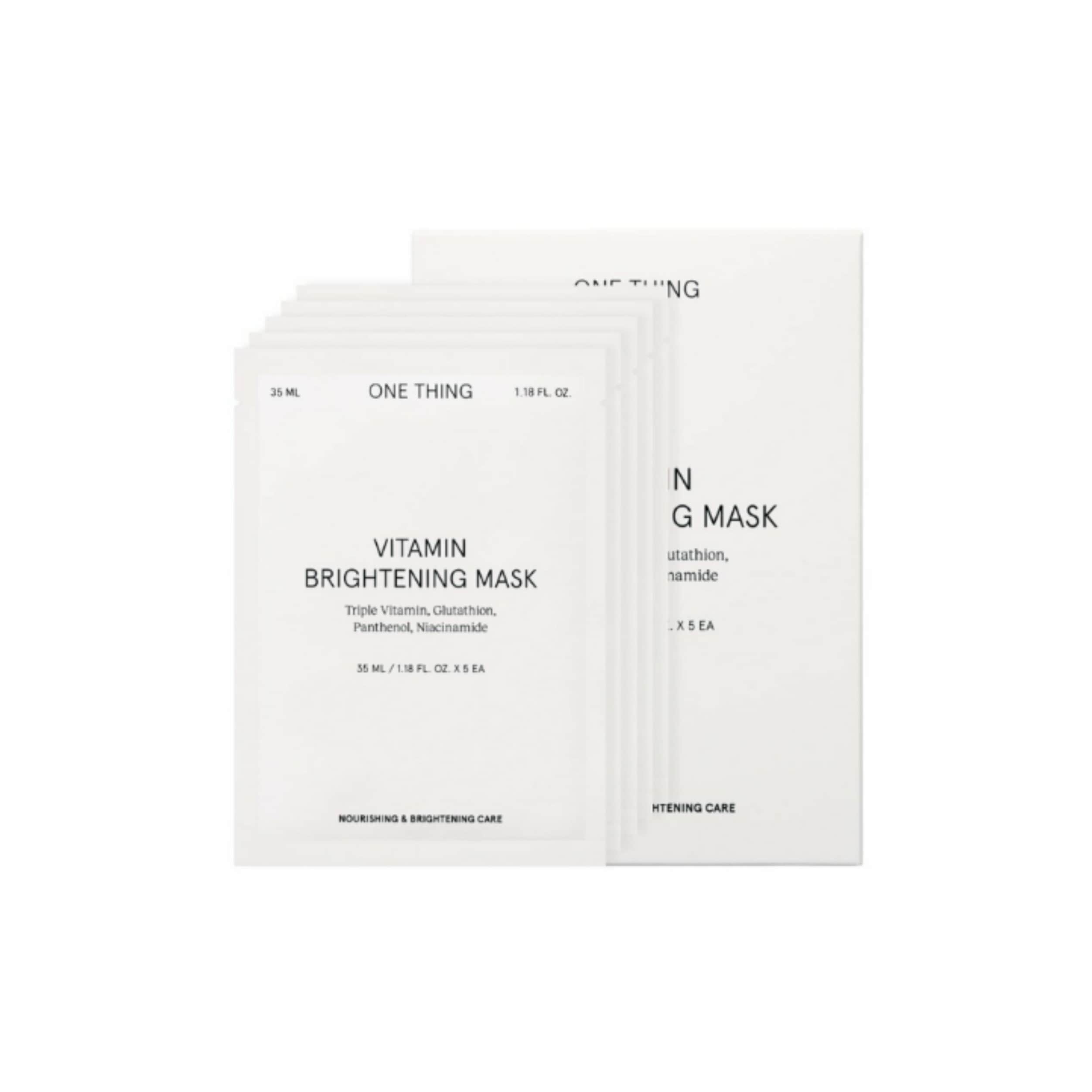 ビタミンブライトニングマスクパック 5枚