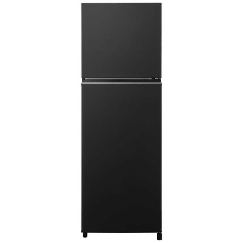 パナソニック　Panasonic　冷蔵庫 2ドア 248L 右開き トップフリーザータイプ 幅55.5cm マットブラック　NR-B253T-K（標準設置無料）