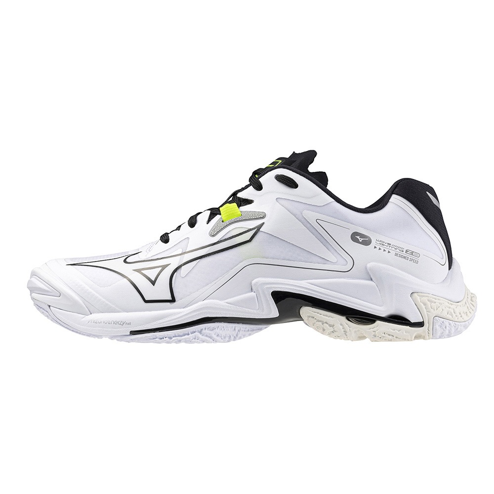ミズノ V1GA240051270 ユニセックス バレーボールシューズ ウエーブライトニング Z8（ホワイト×ブラック・サイズ：27.0cm） V1GA240051270