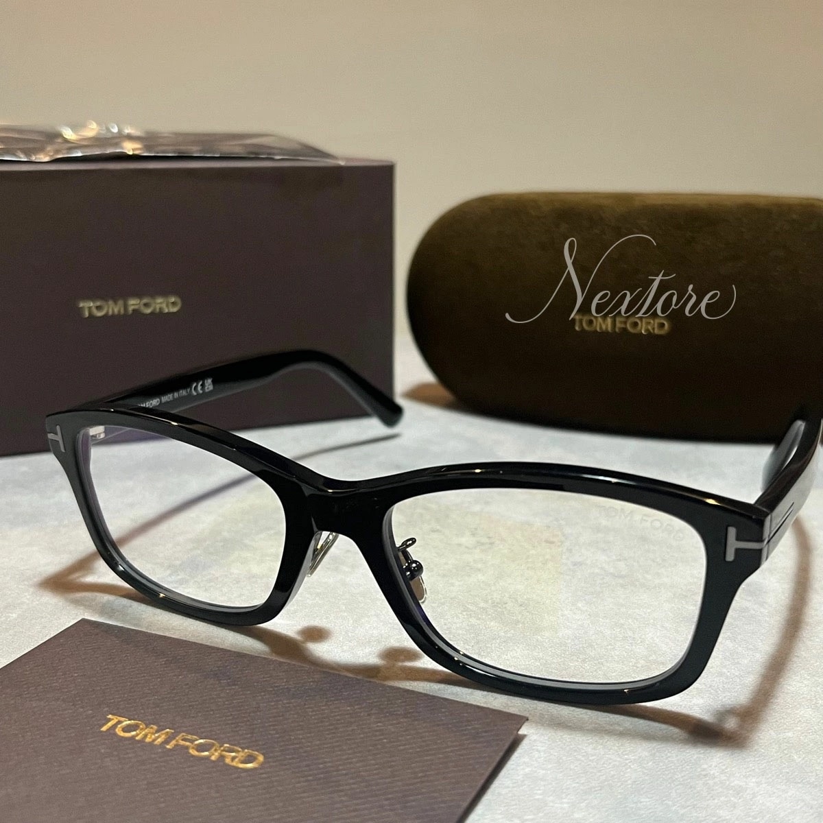 【正規品・新品】TOMFORD TF5724DB FT5724DB 001 イタリア製 サングラス メガネ 眼鏡 メンズ レディース トム フォード 伊達メガネ ビジネ
