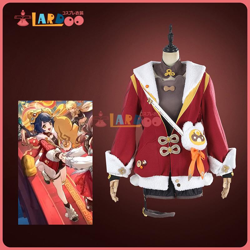 原神 Genshin 璃月 香菱-「大つごもり歓声」 新コスチューム コスプレ衣装 cosplay1109