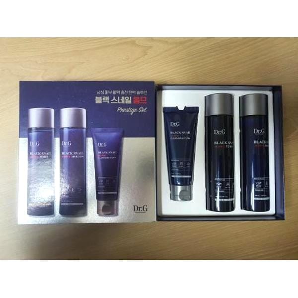 ブラック スネイル オム プレステージ 3点 セット (トナー150ml+エマルジョン150ml+クレンジングフォーム70ml)