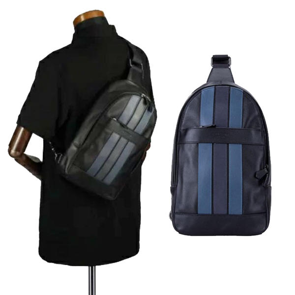 CHARLES PACK WITH VARSITY STRIPE F23215　メンズボディバッグ