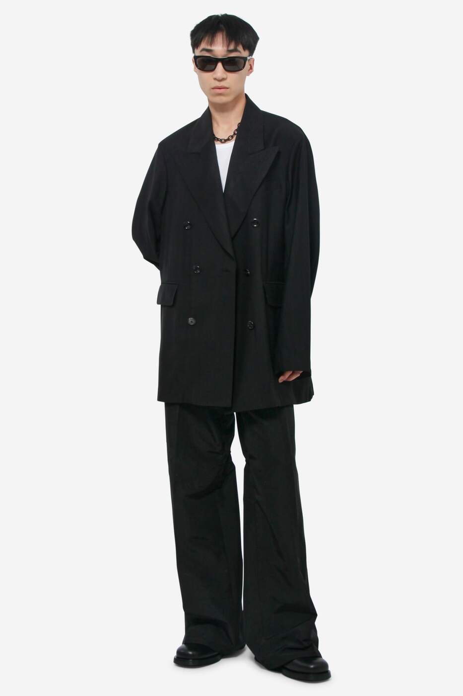 M4220SBF BLACK EXPERIENCED VISCOSE 春夏2025 ジャケット メンズ iaジャケット・ブレザー