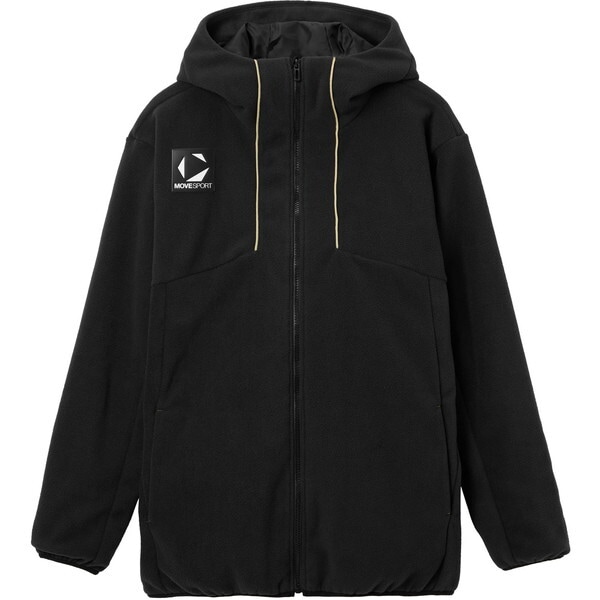 MOVESPORT ムーブスポーツ スポーツウエア フリースジャケット ブラック XO ST5FSWT0M BK00