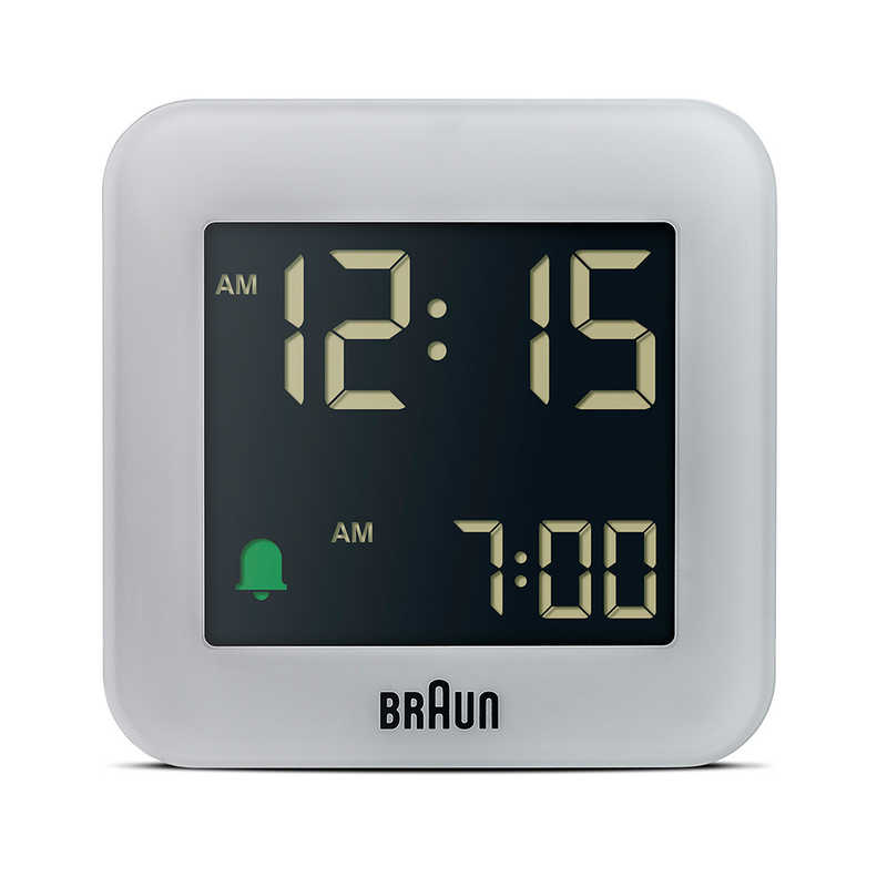 ブラウン　BRAUN　Digital Alarm Clock ホワイト　BC08W