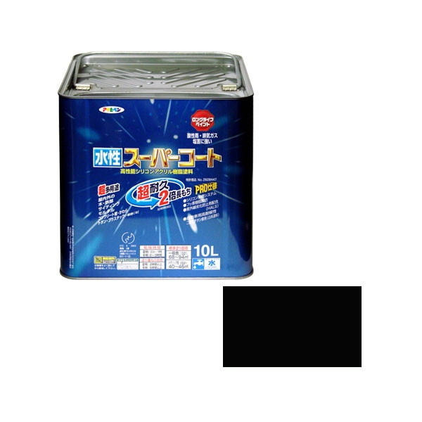 水性スーパーコート 10L (黒)