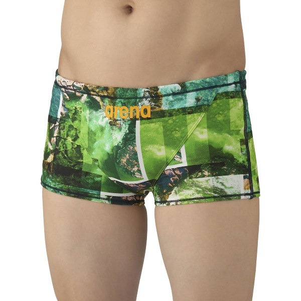 ARENA アリーナ トレーニングスパッツ ショートレッグ 水泳 水着メンズ競泳用 非公認 AS5FWM06M-GROR