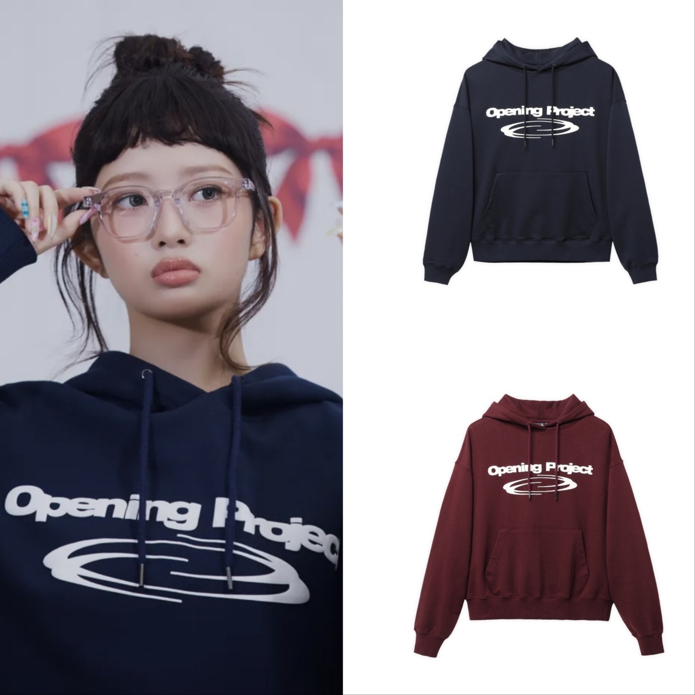 IVE レイ 着用 Identity Hoodie 2色 9,855円