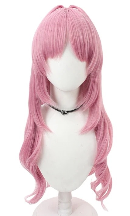 浅黄ムツキコスプレウィッグ耐熱文化祭小物ハロウイーンウィッグかつらネット付きコスチューム