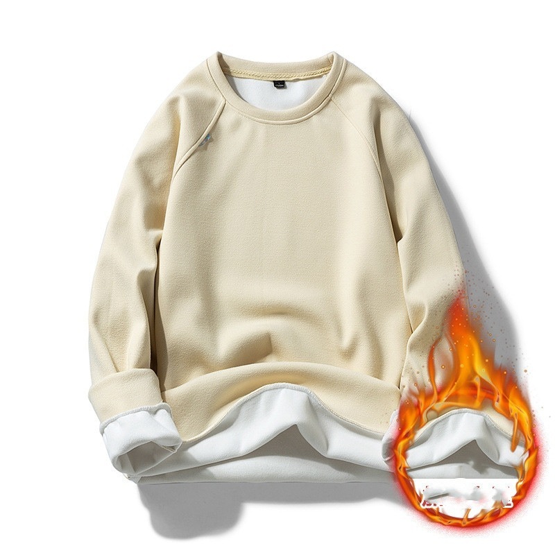 パーカー プルオーバー メンズ 裏ボア 裏起毛 長袖 シャツ クルーネック 秋服 重ね着 インナー